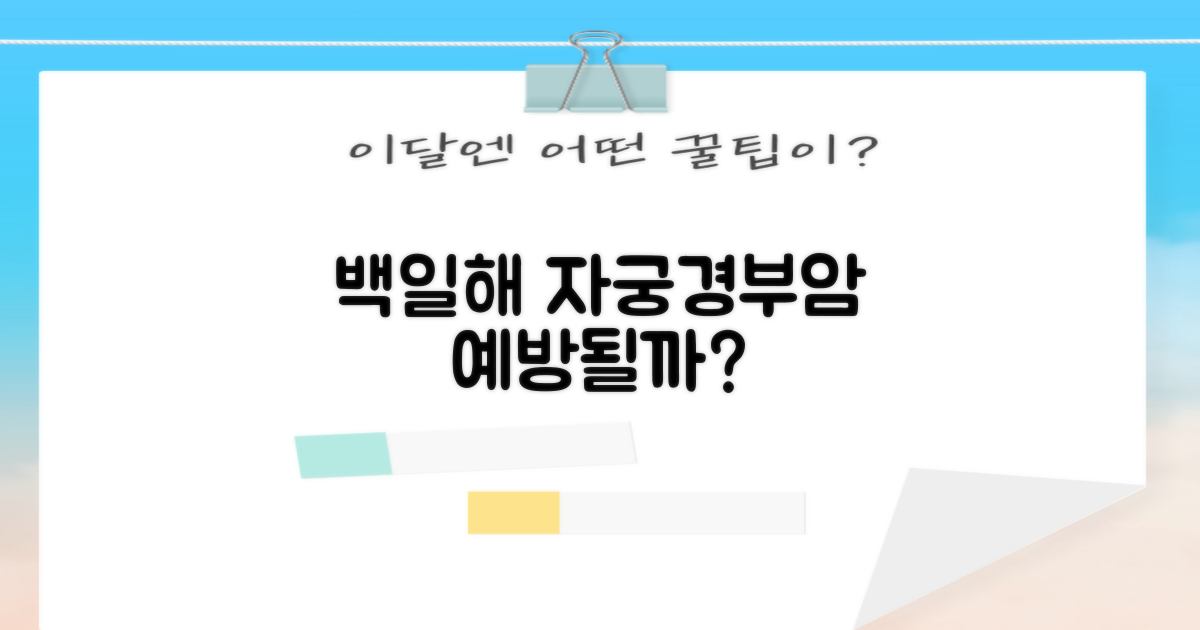 백일해·자궁경부암, 예방될까요?
