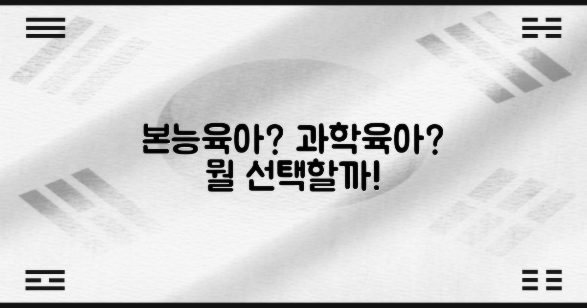 본능 vs 과학적 육아