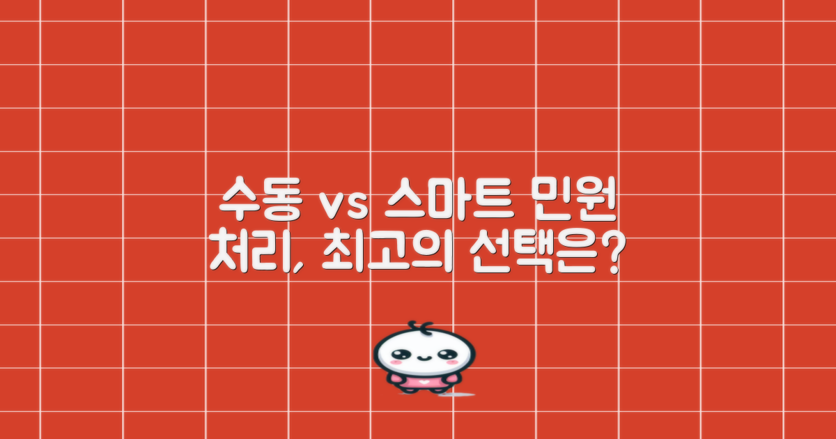 수동 vs 스마트 민원 처리