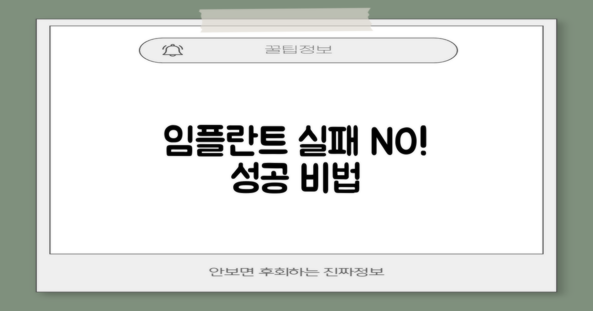 임플란트, 실패 없이 가능할까?