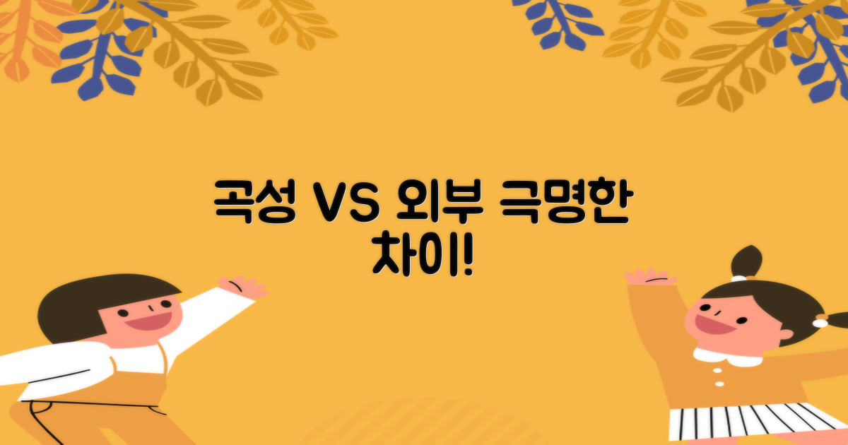 타 지역 vs. 곡성 비교