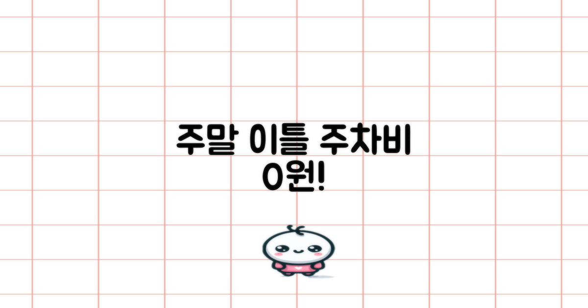 주말 2일 무료 주차