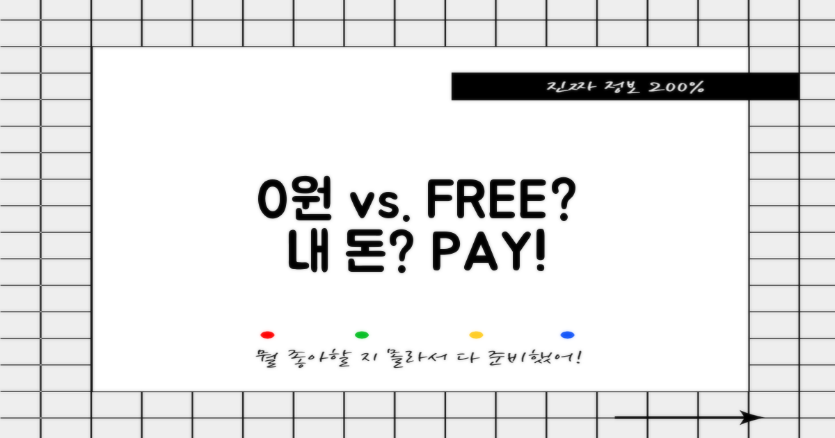 0원 vs. 자비 부담